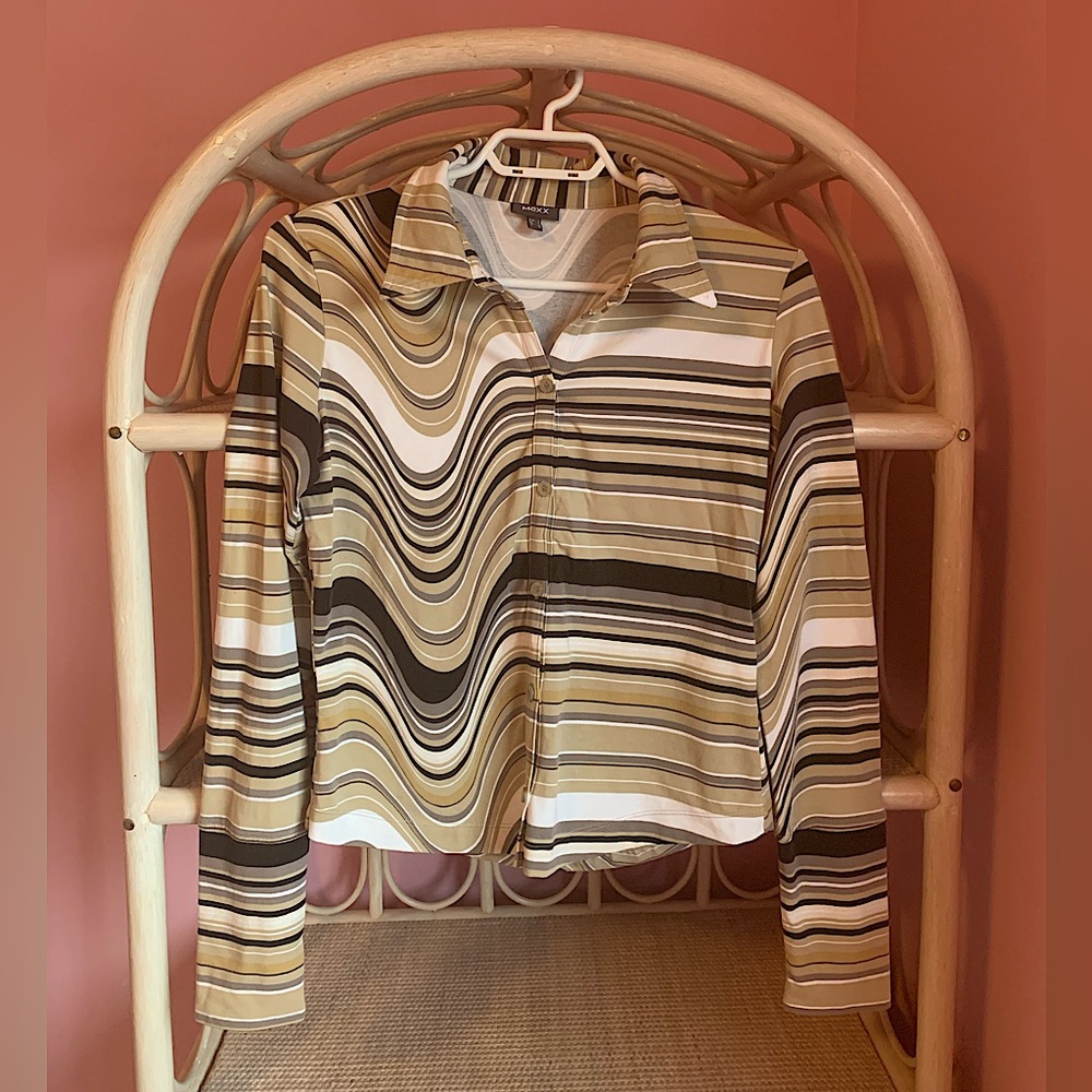 Y2K Mexx Long Sleeve Button Up Top